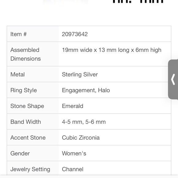 Beautiful Right hand Sapphire ring - Picture 5 of 5